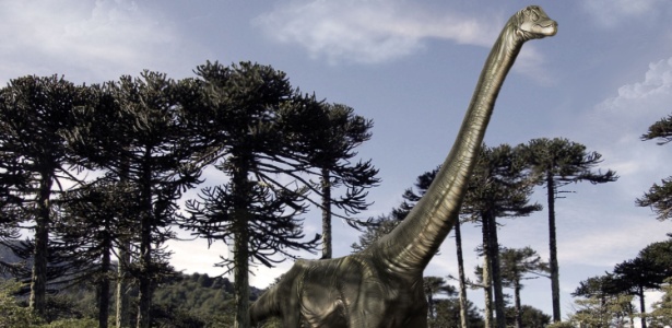 Reconstituição artística do dinossauro que habitou o norte do Chile há cerca de 100 milhões de anos