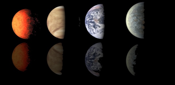 Os planetas Kepler-20e e Kepler-20f têm tamanho comparável ao da Terra e de Vênus