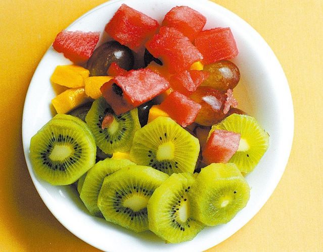 Coma frutas antes