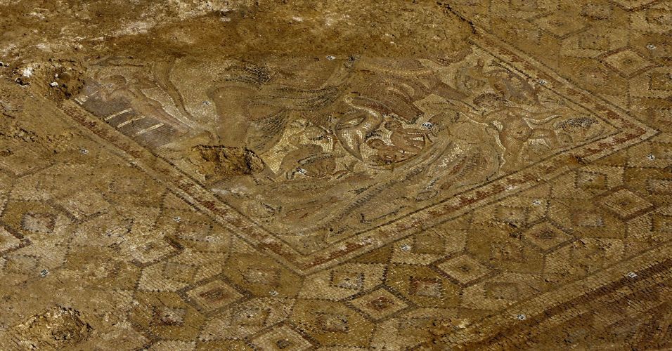 Mosaico da era Romana no Líbano