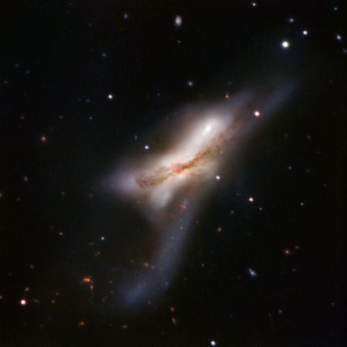 Galáxias em fusão