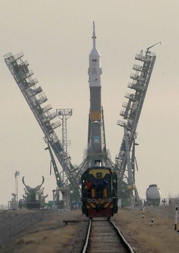Soyuz pronta para partir