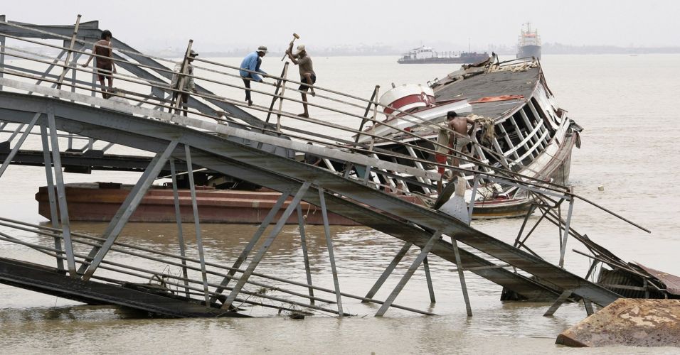 Ciclone Nargis no Mianmar em 2008