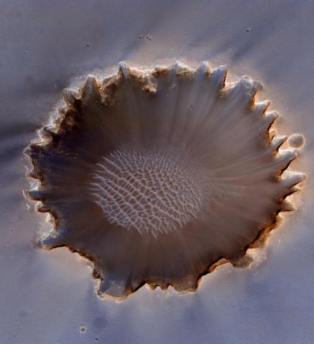Cratera em Marte