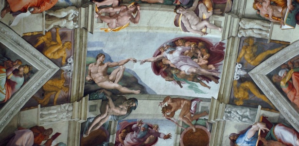 Afresco de Michelangelo na Capela Sistina  - Getty Images