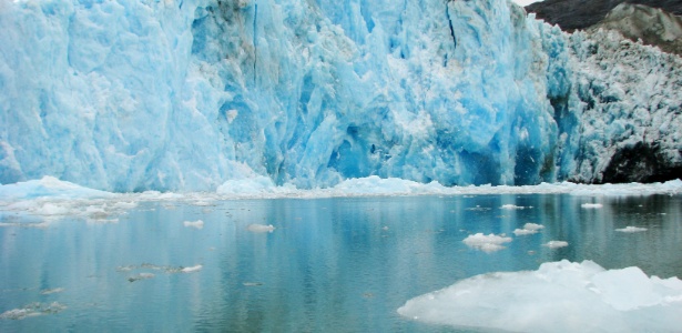 O glaciar Jorge Montt, localizado no Campo do Gelo Sul da Patagônia chilena - Efe/Fundación Imagen de Chile